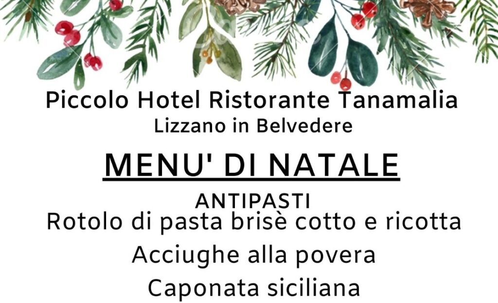 MENU' DI NATALE